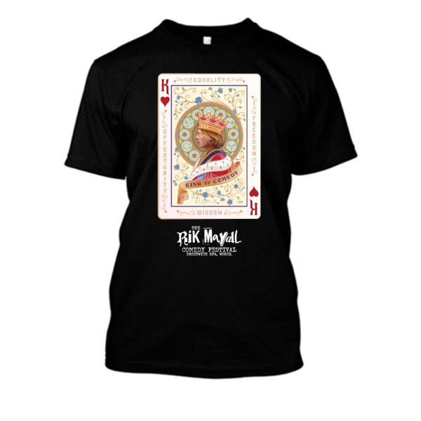 GD05: King Of Comedy White Logo T-Shirt